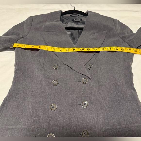 Venus Coat Jacket Dress Sz 6 Grey - Picture 5 of 9